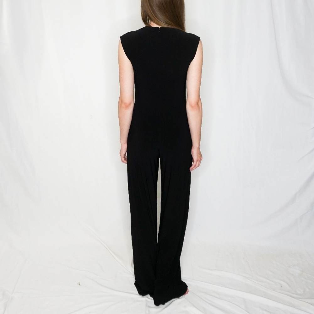 NORMA KAMALI Sleeveless Black Jumpsuit Black - Picture 4 of 8